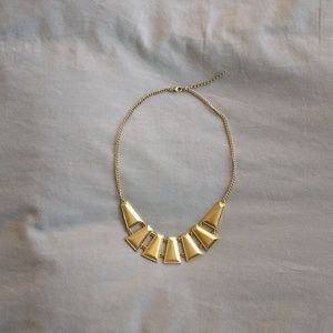 Old Navy gold shaped necklace